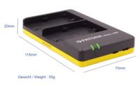 Canon LP-E6 Dual USB lader (Patona) - thumbnail