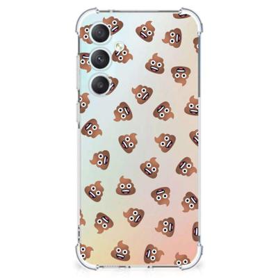 Doorzichtige Silicone Hoesje voor Samsung Galaxy S23 FE Poep Emojis Doorzichtige Silicone Hoesje voor Samsung Galaxy S23 FE Poep Emojis