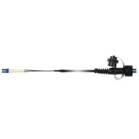 ACT 10 meter singlemode 9/125 OS2 duplex fiber patch kabel met LC en IP67 LC connectoren - thumbnail