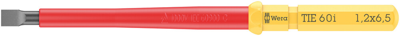 Wera Kraftform Kompakt VDE 60 i 1,2 x 6,5 x 157 mm TIE Elektronica Plat Verwisselbare kling 6.5 mm 157 mm