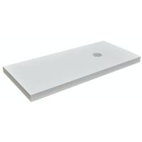 Wastafelblad Wiesbaden Rechthoek 100x46x5,5cm MDF Hoogglans Wit 1 Afvoergat - thumbnail