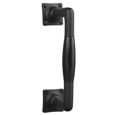 De Oude Deurklink Handgreep groot - mat zwart