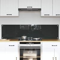 VidaXL Keuken spatscherm 2 pcs donkergrijs 80 x 40 cm gehard glas - thumbnail