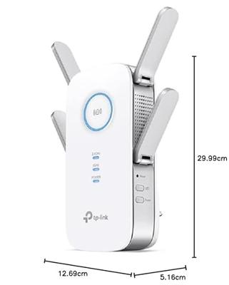 TP-Link RE655 bridge & repeater Netwerkrepeater 1733 Mbit/s Wit