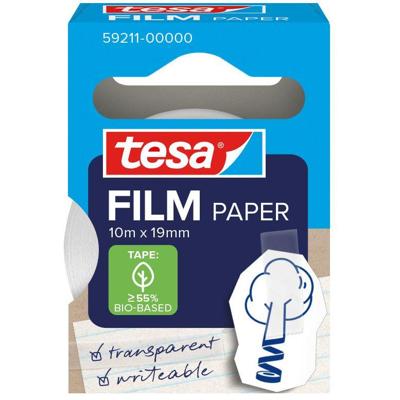 Plakband tesafilm papier 19mmx10m | 10 stuks
