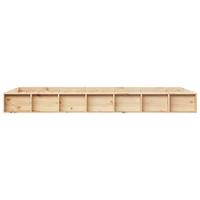 Bedframe massief hout 100x200 cm - thumbnail