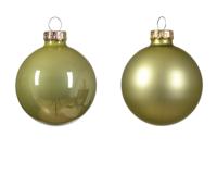 Kerstbal glas d6 cm pstch ass 10st kerst Decoris - Decoris - thumbnail