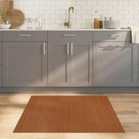 Vloerkleed rechthoekig 100x100 cm bamboe bruin - thumbnail