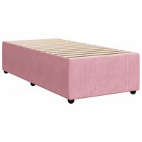 Bedframe fluweel roze 80x200 cm - thumbnail