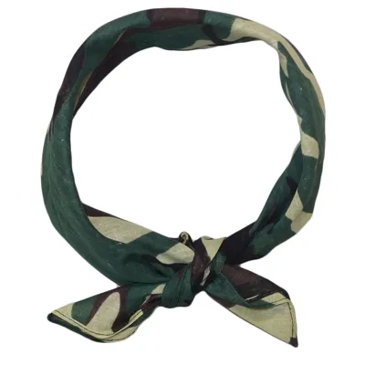 Bandana Leger print 54 x 54 cm - Katoenen leger bandana