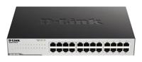 D-Link GO-SW-24G Unmanaged L2 Gigabit Ethernet (10/100/1000) 1U Black - thumbnail