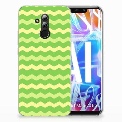 Huawei Mate 20 Lite | TPU bumper | Waves Green Huawei Mate 20 Lite | TPU bumper | Waves Green