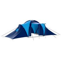 VidaXL Tent 9-persoons donkerblauw en blauw - thumbnail