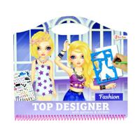 Toi-Toys Top designer fashion boek met sjablonen - thumbnail