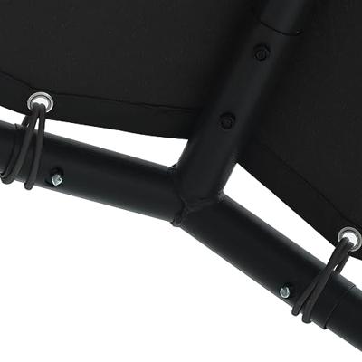 Tuinpaviljoen 3x3 m staal en stof antracietkleurig Tuinpaviljoen 3x3 m staal en stof antracietkleurig