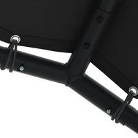 VidaXL Tuinpaviljoen 3x3 m staal en stof antracietkleurig - thumbnail