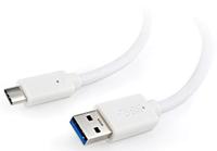Cable USB-C naar USB3 1,8 M Wit/Ccp-USB3-Amcm-6-W Gembird - thumbnail