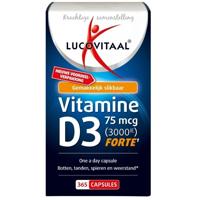 Lucovitaal Vitamine D3 75mcg Forte 365Capsules - thumbnail