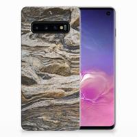 Samsung Galaxy S10 | TPU | Siliconen hoesje | Steen - thumbnail