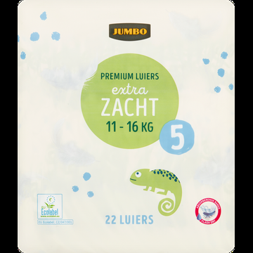 Jumbo Premium Luiers Maat 5 1116 kg 22 Stuks Jumbo Premium Luiers Maat 5 1116 kg 22 Stuks