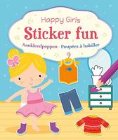 Deltas Happy girls sticker fun - aankleedpoppen - thumbnail