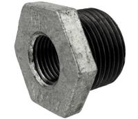 Kirchhoff Smeedbaar ijzer verloopstuk, verzinkt, 1 1/4"ET x 3/4"IT, (241) - 989777055 - thumbnail