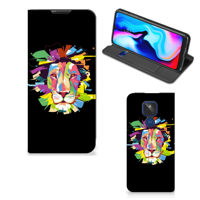 Motorola Moto G9 Play Magnet Case Lion Color - thumbnail