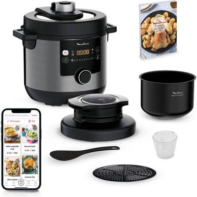 Moulinex CE778810 - 15-in-1 Turbo Cuisine & Fry Multicooker Zwart - 1450 Watt / 7,6 Liter - Eindejaarsknaller