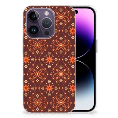 Apple iPhone 14 Pro | TPU bumper | Batik Brown
