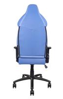 Thermaltake GGC-VCO-LWLWDS-01 gamestoel Gaming leunstoel Gecapitonneerde zitting Blauw, Wit - thumbnail