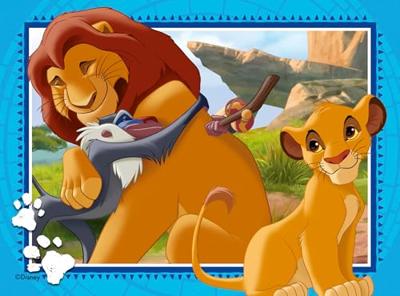 Ravensburger legpuzzel disney lion king - 4 puzzels