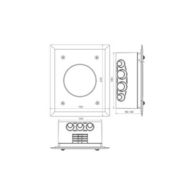 DEHN TSK WDVS 180X140X88 K V2A Verdeelkast 1 stuk(s)