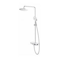 Sanimar Opbouw Regendouche Victoria Premium Thermostaatkraan Rond Chroom - thumbnail