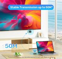 UNITEK V1184A01 audio/video extender AV-zender & ontvanger Zwart - thumbnail