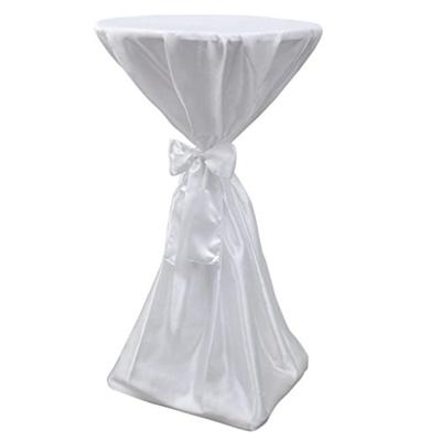 VidaXL Statafelhoes met strik 70cm wit (2 stuks)