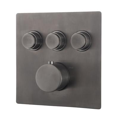 Afbouwdeel Inbouwthermostaat Wiesbaden Caral Klik Pro 3-weg Gunmetal OP=OP Afbouwdeel Inbouwthermostaat Wiesbaden Caral Klik Pro 3-weg Gunmetal OP=OP