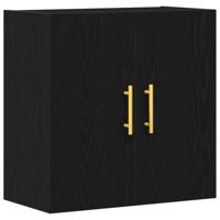 Wandkast Zwart eiken 60 x 31 x 70 cm Bewerkt hout - thumbnail