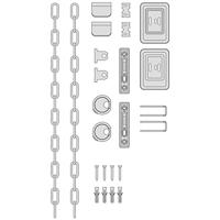 Basi 1620-0000 Roostervergrendeling Zilver - thumbnail