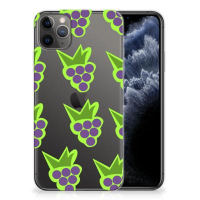 Apple iPhone 11 Pro Max | Siliconen Case | Druiven
