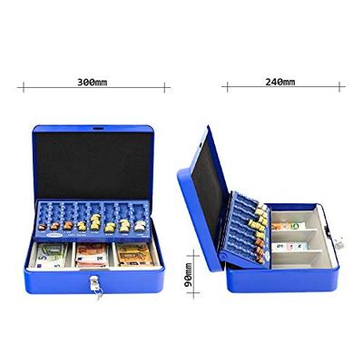 Geldkistje met handvat WIEN - Blauw