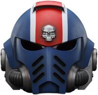 Warhammer 40K: Space Marine 2 Replica - Ultramarines Lieutenant Titus Helmet - thumbnail