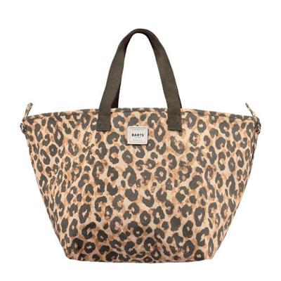 Barts shopper Juno met panterprint bruin Barts shopper Juno met panterprint bruin