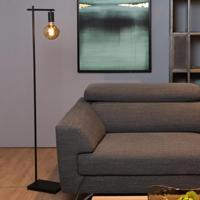 Lucide LEANNE - Vloerlamp - 1xE27 - Zwart - thumbnail