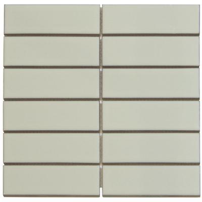 Mozaiek Barcelona Rechthoek Glanzend Café Latte 4,5x1,5 Mozaiek Barcelona Rechthoek Glanzend Café Latte 4,5x1,5