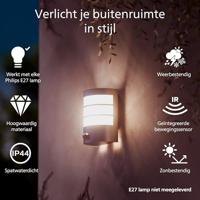 Philips LED Calgary 929004668801 Buitenlamp (wand) E27 Antraciet - thumbnail
