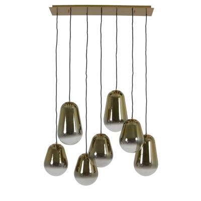 Light & Living Hanglamp 'Maeve' 7-Lamps, kleur Goud