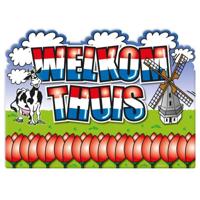 Welkom Thuis Deurbord - 47x34cm - thumbnail