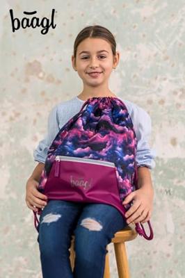 Baagl Gymtas Royal Unicorn met rits Baagl Gymtas Royal Unicorn met rits