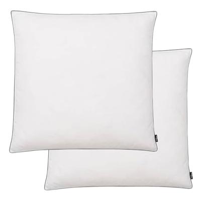 VidaXL Kussens 2 st verenvulling 80x80 cm wit