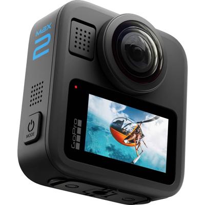 GoPro MAX2 360°-actioncam Touchscreen, Spatwaterdicht, 4K, Bluetooth, Schokbestendig, 8K, 360°, Beeldstabilisering GoPro MAX2 360°-actioncam Touchscreen, Spatwaterdicht, 4K, Bluetooth, Schokbestendig, 8K, 360°, Beeldstabilisering